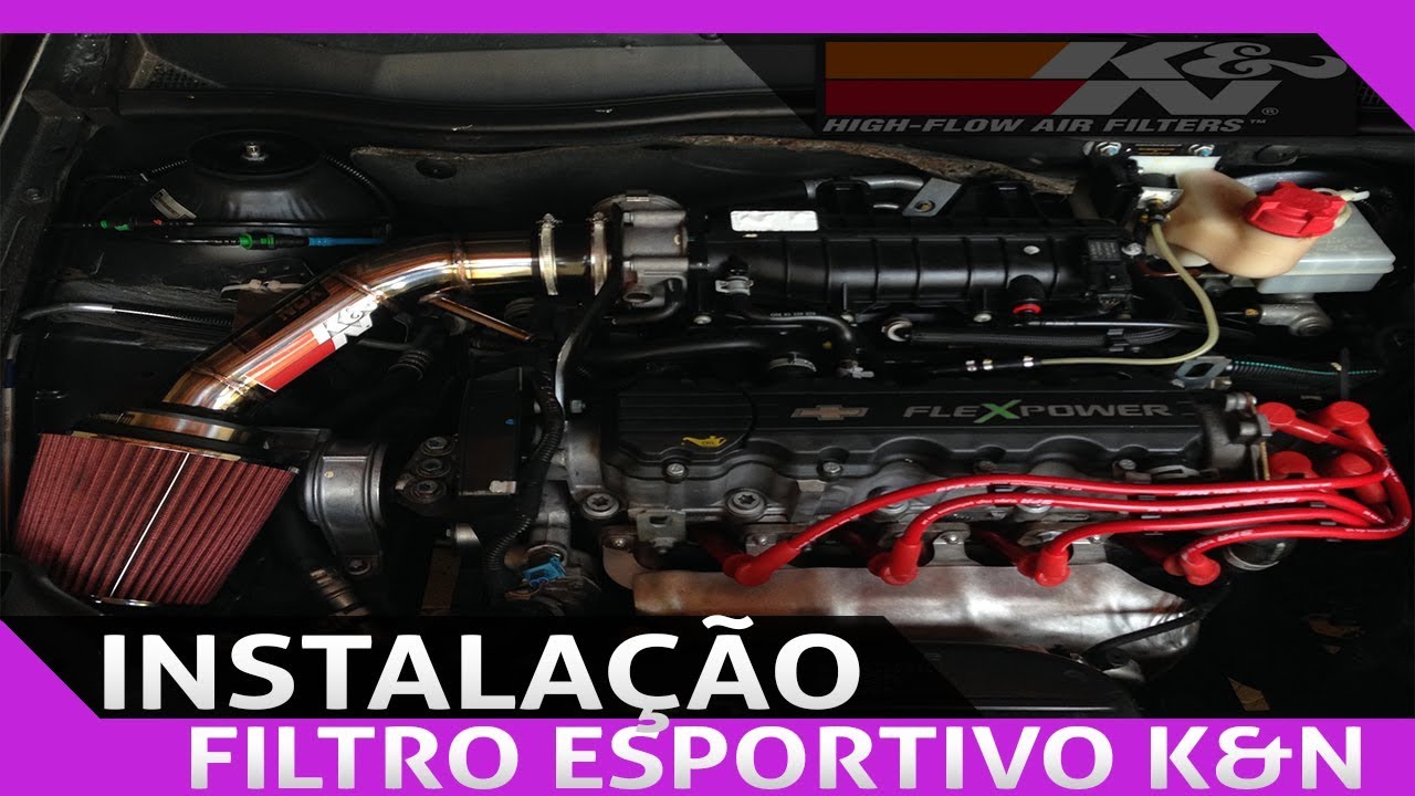 FILTRO K&N UNIVERSAL DUPLO-FLUXO | ASTRA/VECTRA 2.0 8V