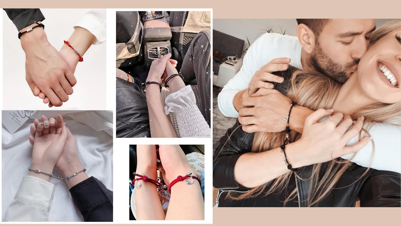 Magnetic Couple Bracelet | I Miss You Version