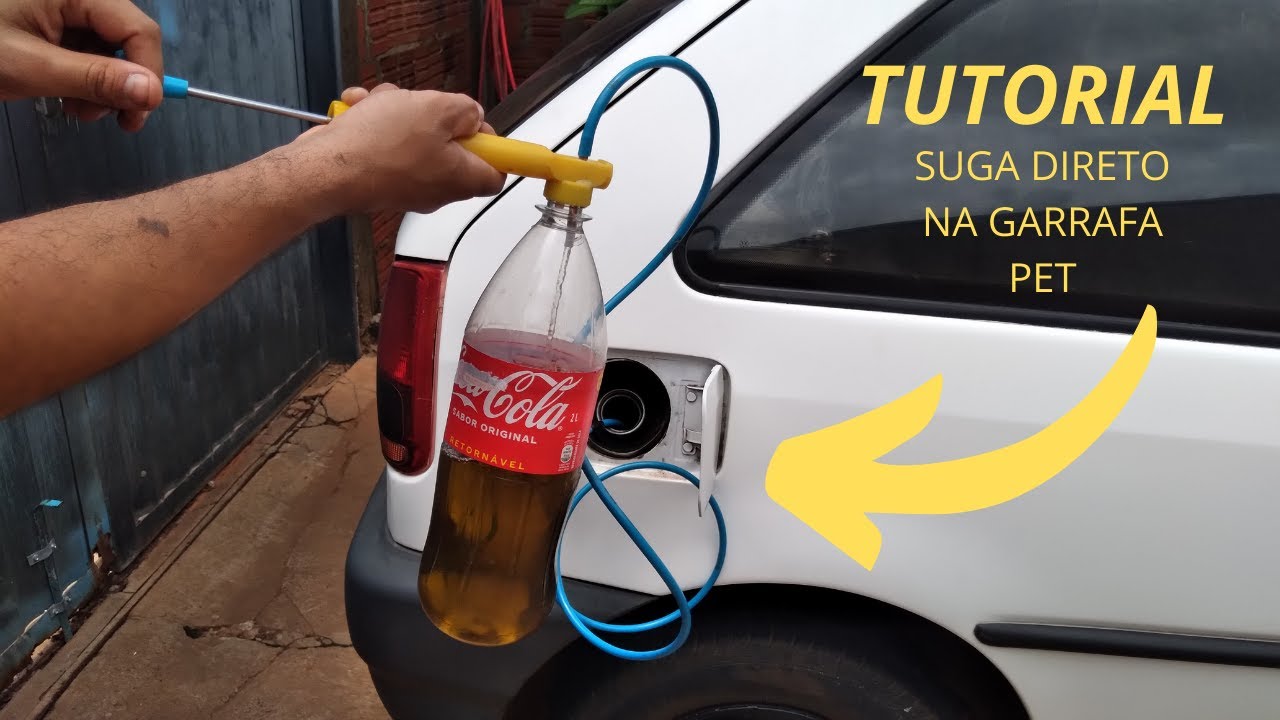 COMO FAZER UM SUGADOR DE GASOLINA CASEIRO COM GARRAFA PET E PULVERIZADOR, ACABOU O SOFRIMENTO !!