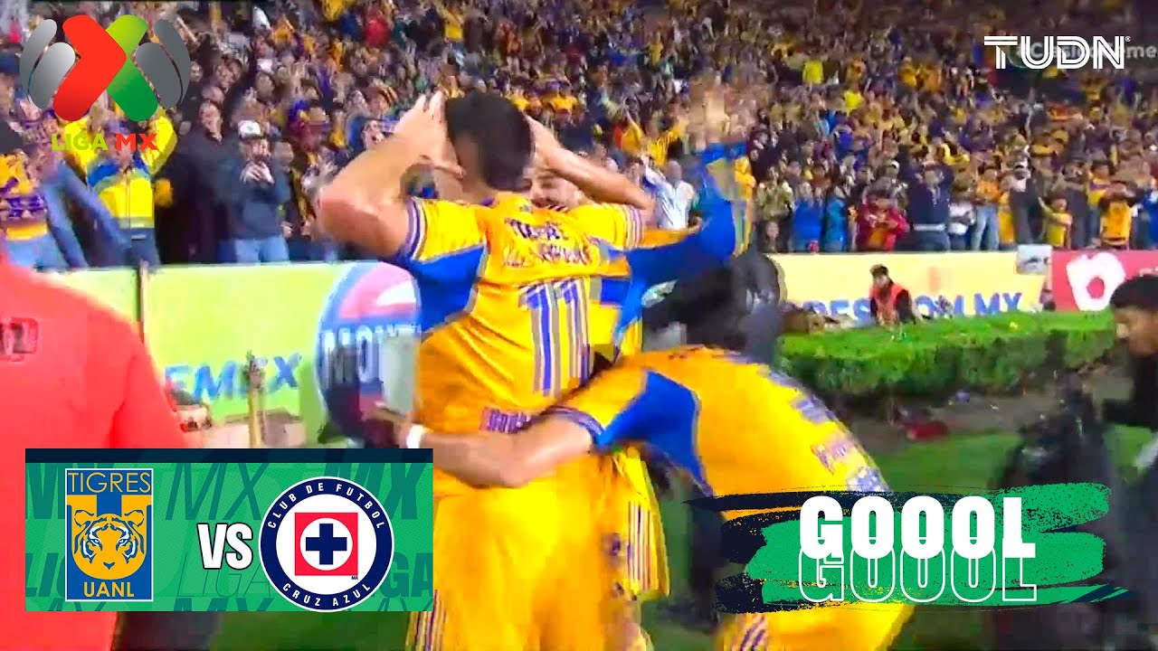 ¡Gol de Tigres! Brunetta anota I Tigres vs Cruz Azul | Liga MX - Semifinales Apertura 2025 | TUDN