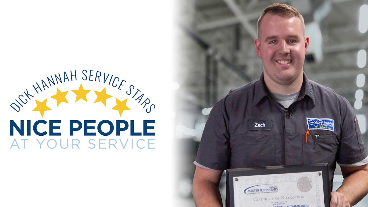 Zach Gibbons: Subaru Master Technician and Dick Hannah Service Star