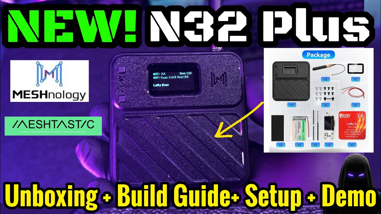 Meshnology N32 Plus — Распаковка, сборка и руководство по настройке | Самостоятельная сборка, нас...