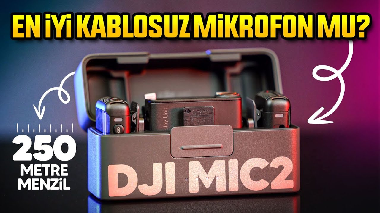 250 metre menzile sahip mikrofon DJI Mic 2 inceleme!