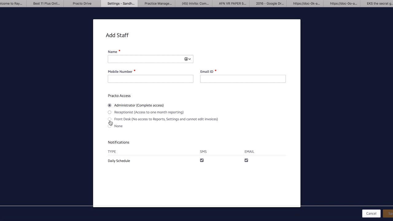 Practo Healthcare - Doctor Module and workflows