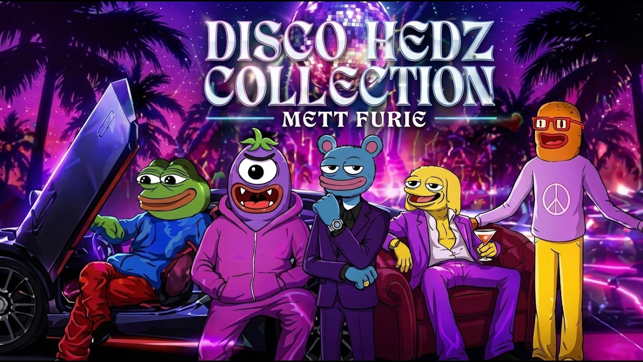 $Disco Hedz Collection 🇮🇳  || HedzDeep in the Memeverse with Matt Furie 🇮🇳  ( India Media )