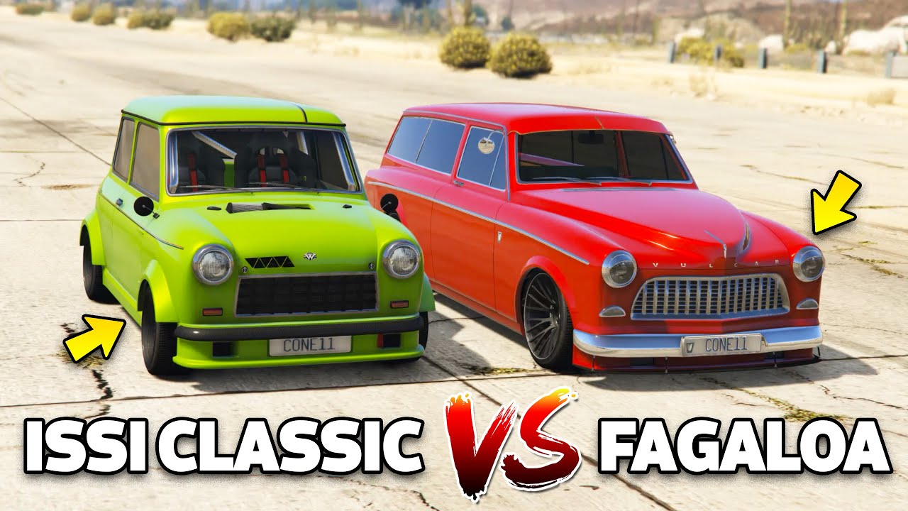 GTA 5 ONLINE - ISSI CLASSIC VS FAGALOA (WHICH IS FASTEST?)