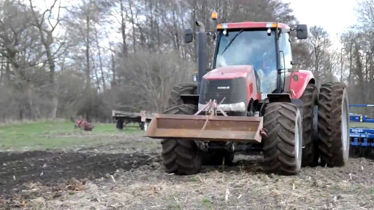 Case Magnum 225 med en 6 m tallerkenharve fra Dalbo