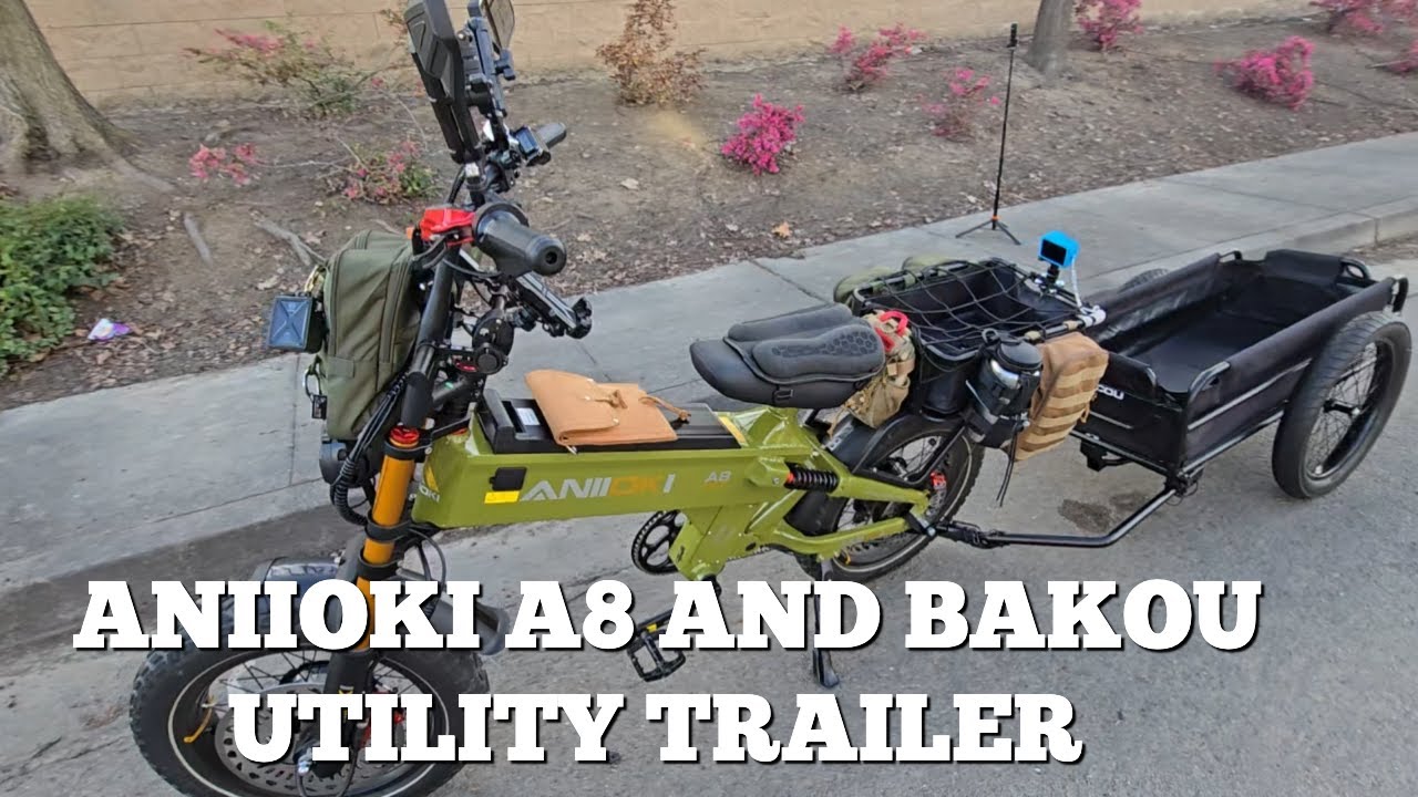 ANIIOKI A8 PRO MAX Perfect Ebike Made For Camping and Pulling Trailer @ANIIOKI EBIKE
