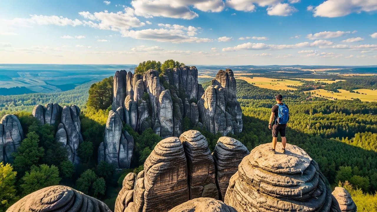 Magiczne skały i widoki w Rudawach Janowickich - relaks, dźwięki natury, wyprawa solo, Poland