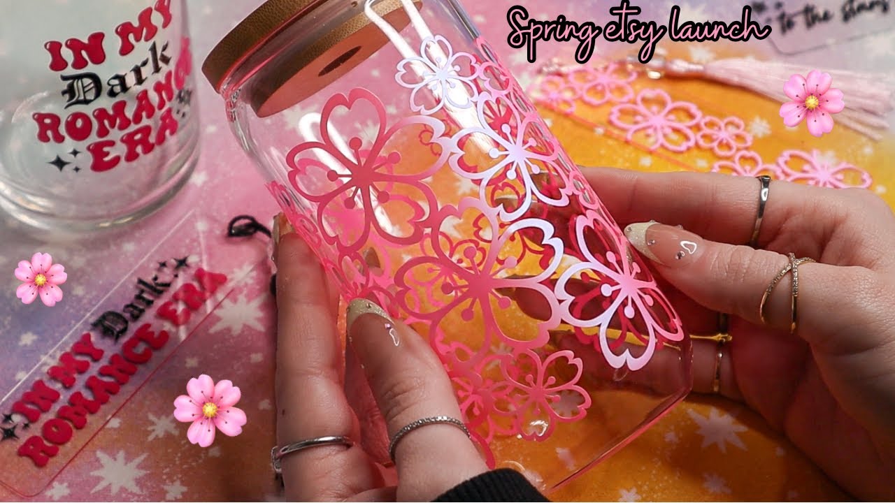 ASMR | Spring Etsy Launch & New Products Show & Tell 🦋