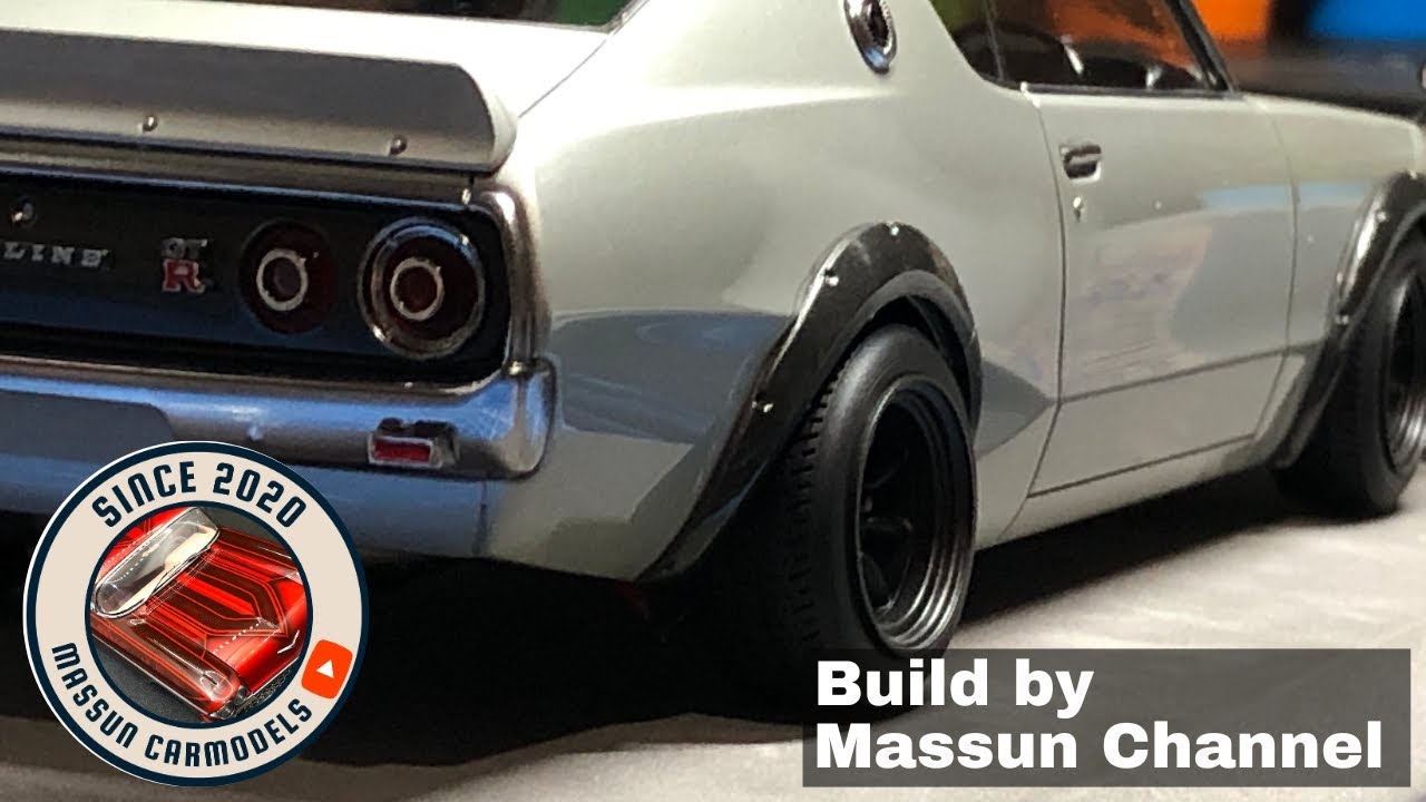 【お手軽にシャコ短】最高の完成！ケイ-office　Hasegawa Skyline ケンメリGT-R製作 まっすんのカーモデルチャンネル！
