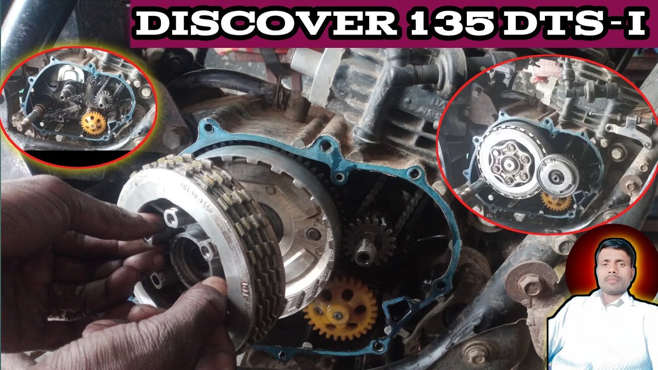 discover 135cc clutch plate fitting | pickup problem discover 135 cc DTS-i Bajaj @RAJU bike mechanic