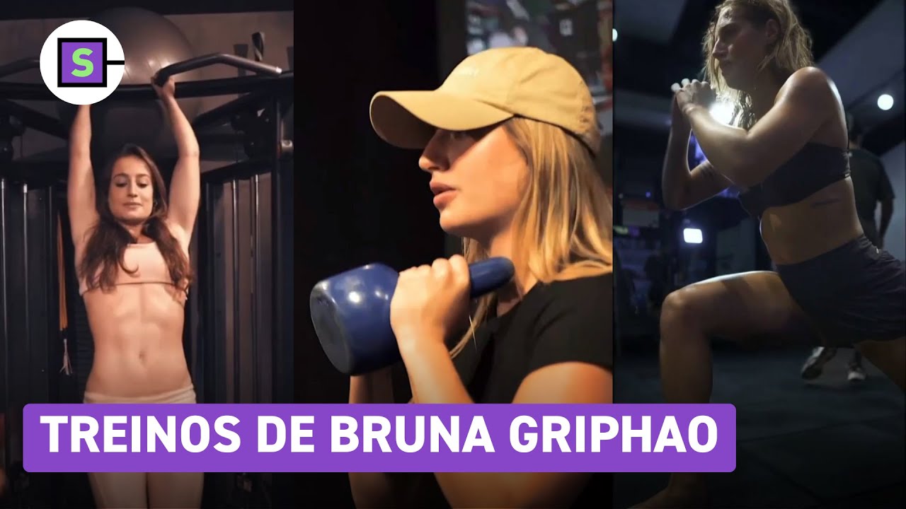 Bruna Griphao mostra treino intenso que deixou abdome 'trincado' e bumbum empinado