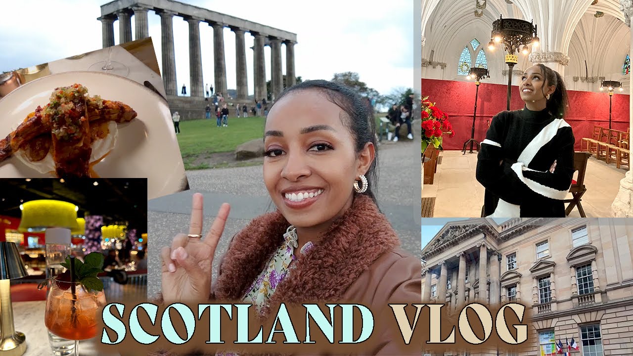 🏴󠁧󠁢󠁳󠁣󠁴󠁿Scotland Vlog : አብረን እንዙር💃 2days Edinburgh & Glasgow : Solo travel vlog : Ethiopian Beauty