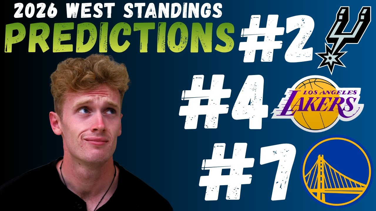 My 2026 Western Conference Standings Predictions