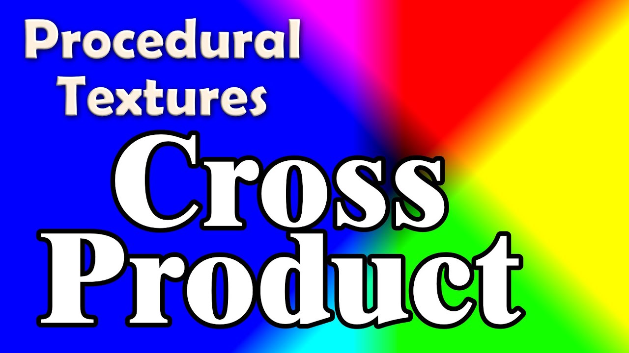 Cross Product in Affinity Photo's Procedural Texture Filter