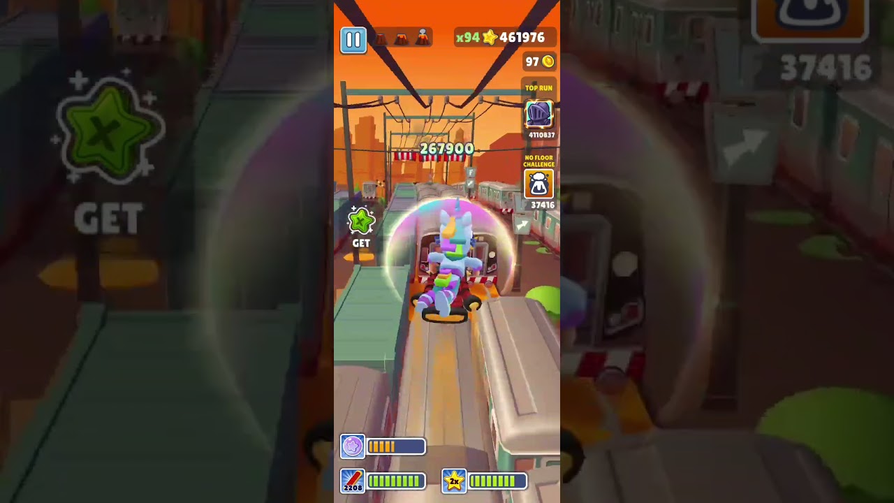 Subway Surfers No Floor Challenge Gameplay Finlay #shorts