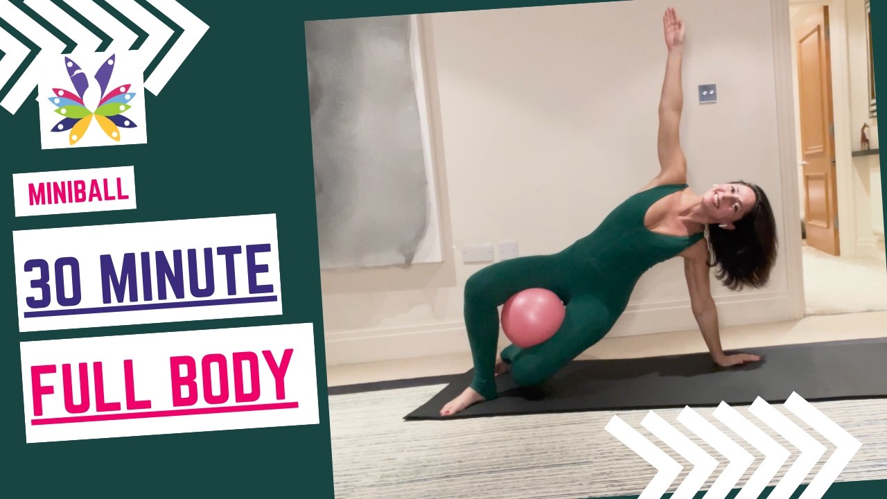 Full Body Mini Ball Pilates Workout (30 Minutes) | Low Impact | Peacock Pilates