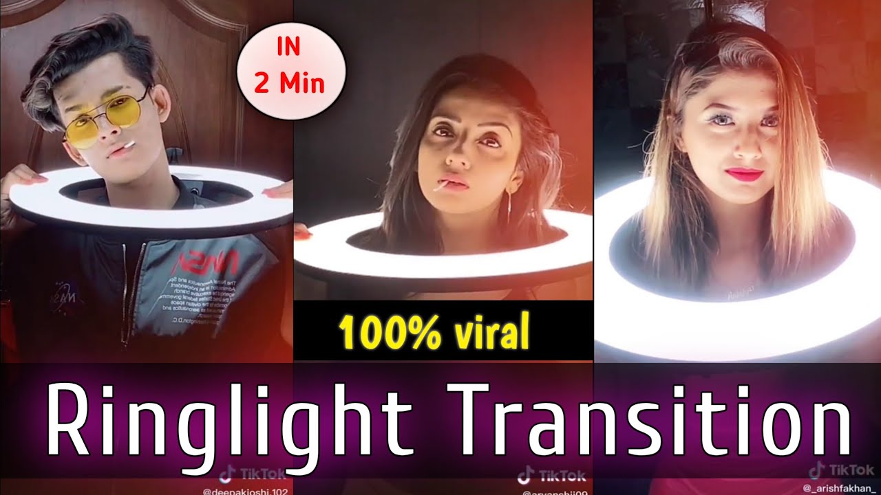 Reels Viral Kaise kare | Ringlight transition tutorial | Perfect + smooth | Youtube Tips and Tricks