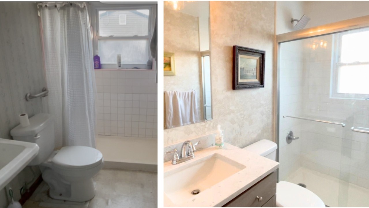 FULL Bathroom Remodel for $993.78 - Start to Finish