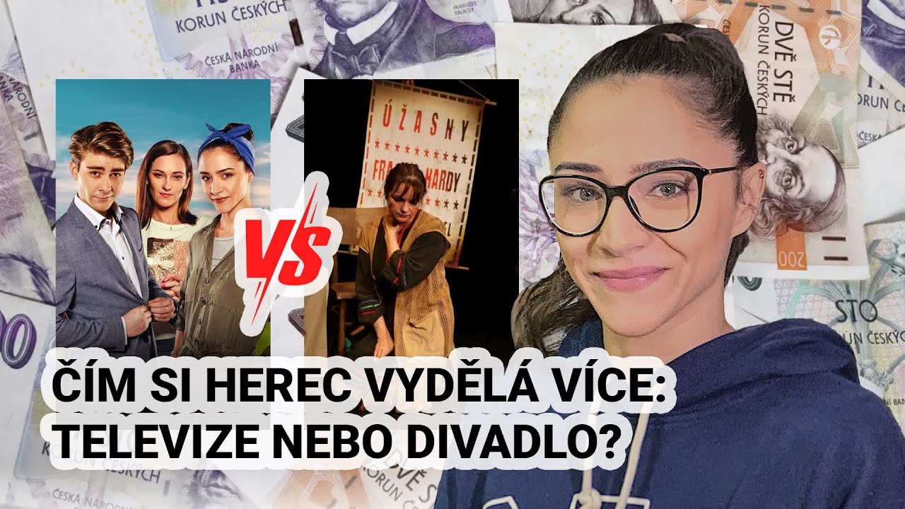 Kdo si vydělá nejvíc? Televizní herec, divadelní herec nebo dabér?  | Eva Burešová