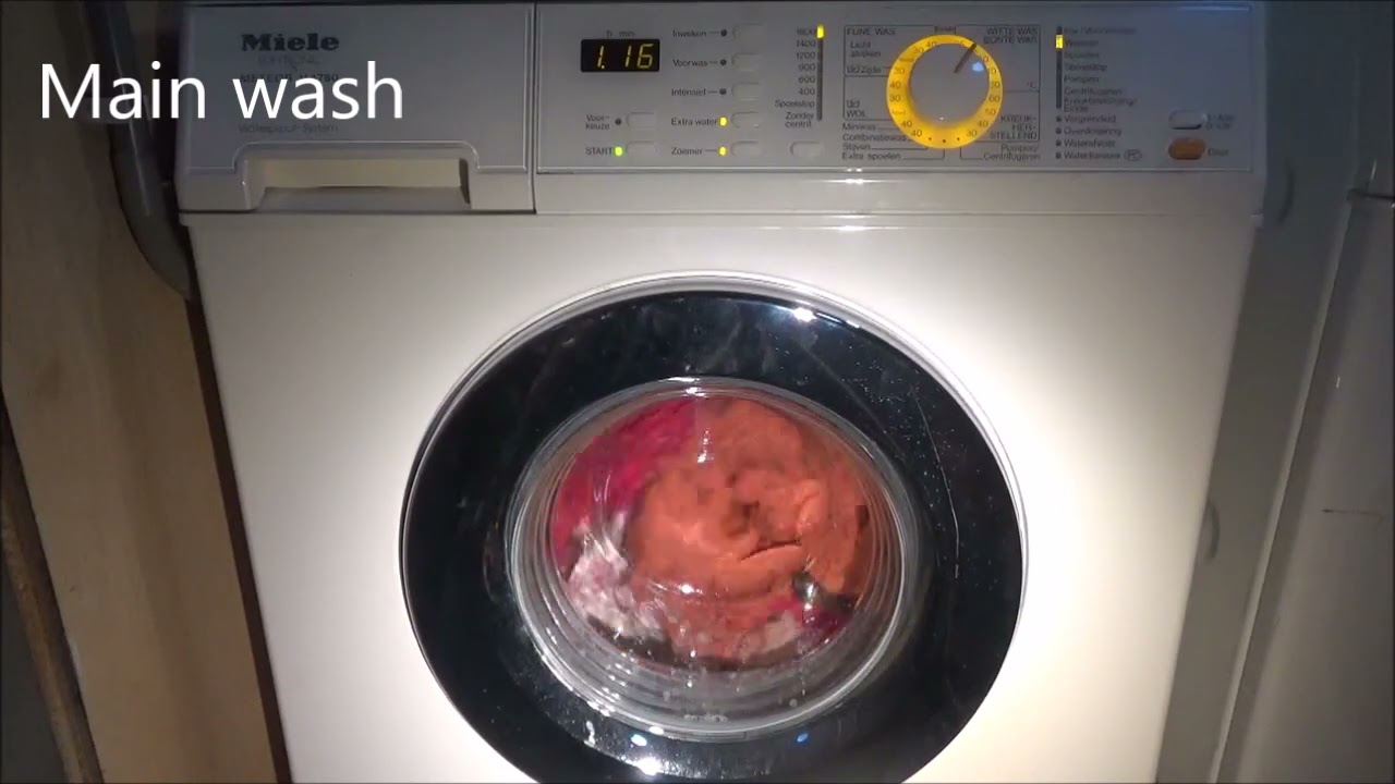 Miele Meteor V4760 W463S WPS - Cottons 75 w/ Water Plus (Full cycle)