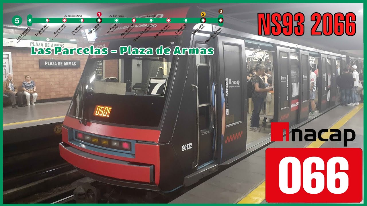 Metro De Santiago Ep. 11 | NS93 2066 con Plotter Publicitario de 