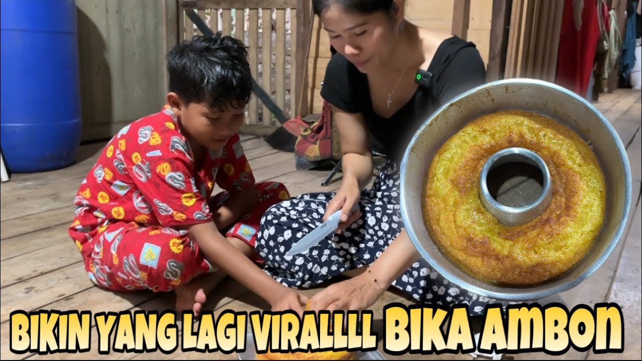 BIKIN BIKA AMBON UNTUK PERTAMA KALINYA DAN MASAK AYAM GEPREK