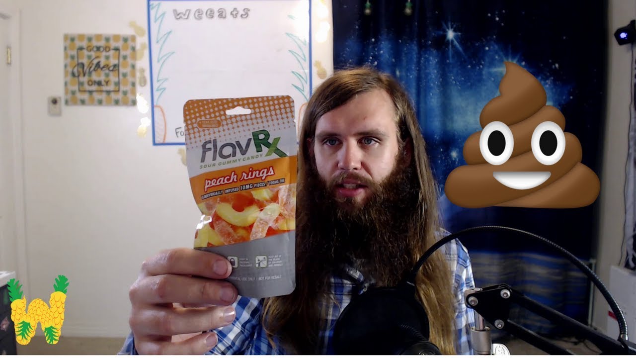 Marijuana Edible Review: FLAVORx Peach Rings 100 mg