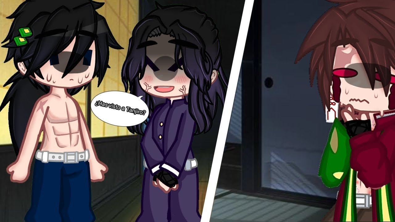 || &iquest;D&oacute;nde est&aacute; Tanjiro?🤨 || KNY || Meme || 🌊GiyuuTan🔥|| Mi Au