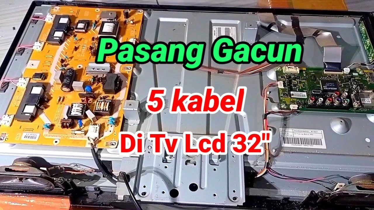 Cara Pasang Gacun Kabel 5 Di Tv Lcd