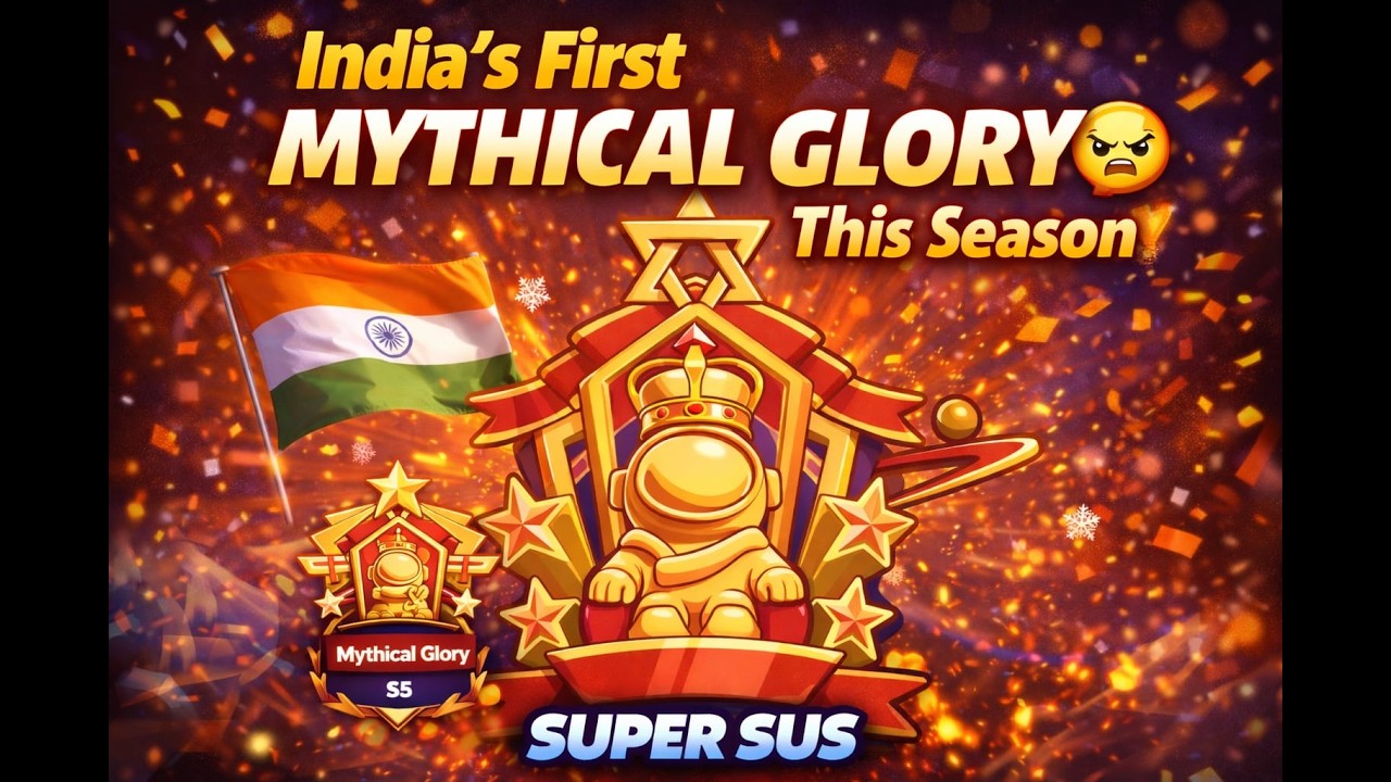 FIRST In India To Reach Mythical Glory This Season! 🇮🇳🔥 | Super Sus