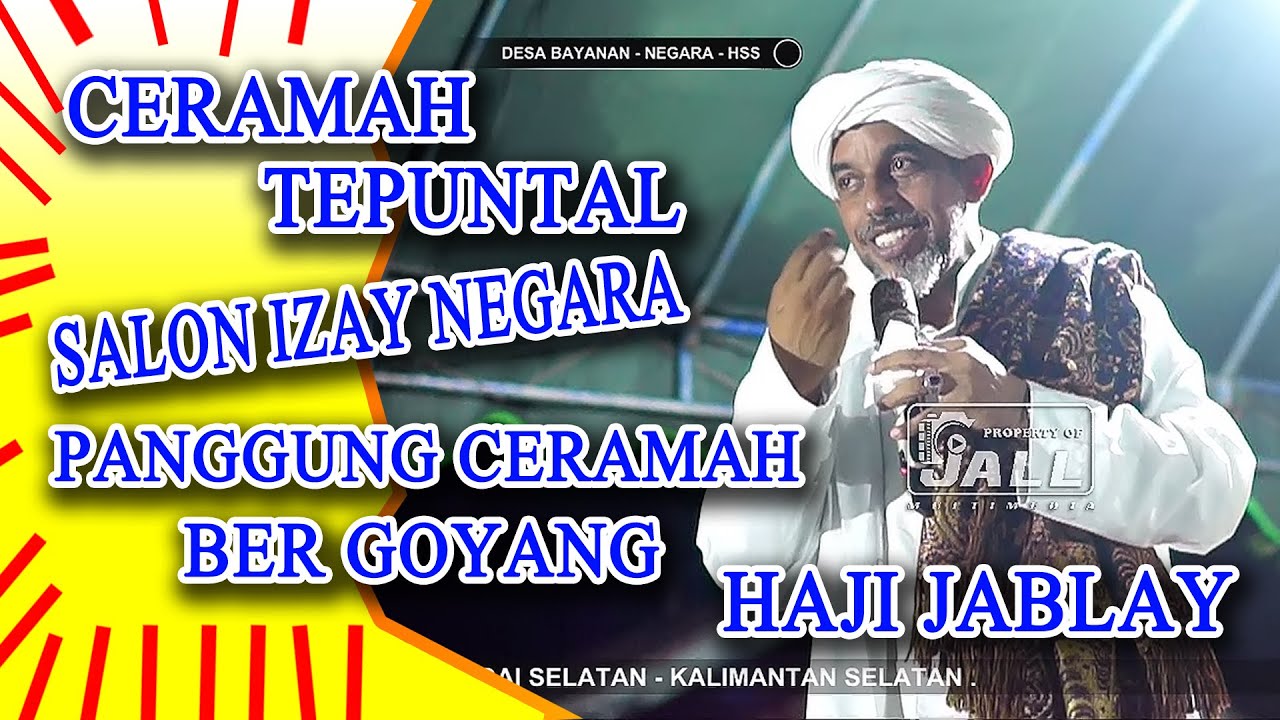 VIRAL !!! CERAMAH LUCU HABIB MUSTHOFA AL HADDAR TERBARU DI PASAR NEGARA DI DESA BAYANAN NEGARA - HSS