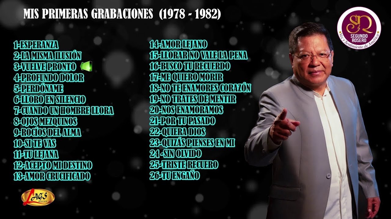 Segundo Rosero - Mis Primeras Grabaciones 1978-1982 | Voz y Sentimiento de América