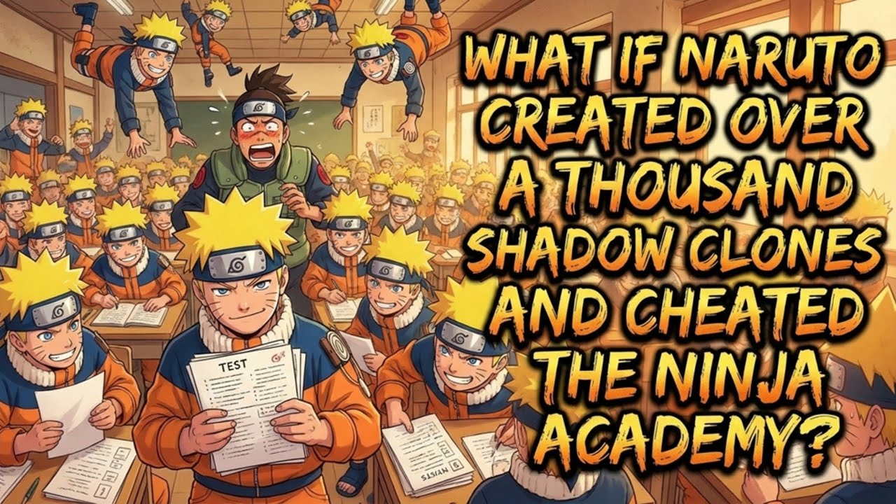 What If Naruto Created Over Thousand Shadow Clones And Cheated The Ninja Academy? | Part 1