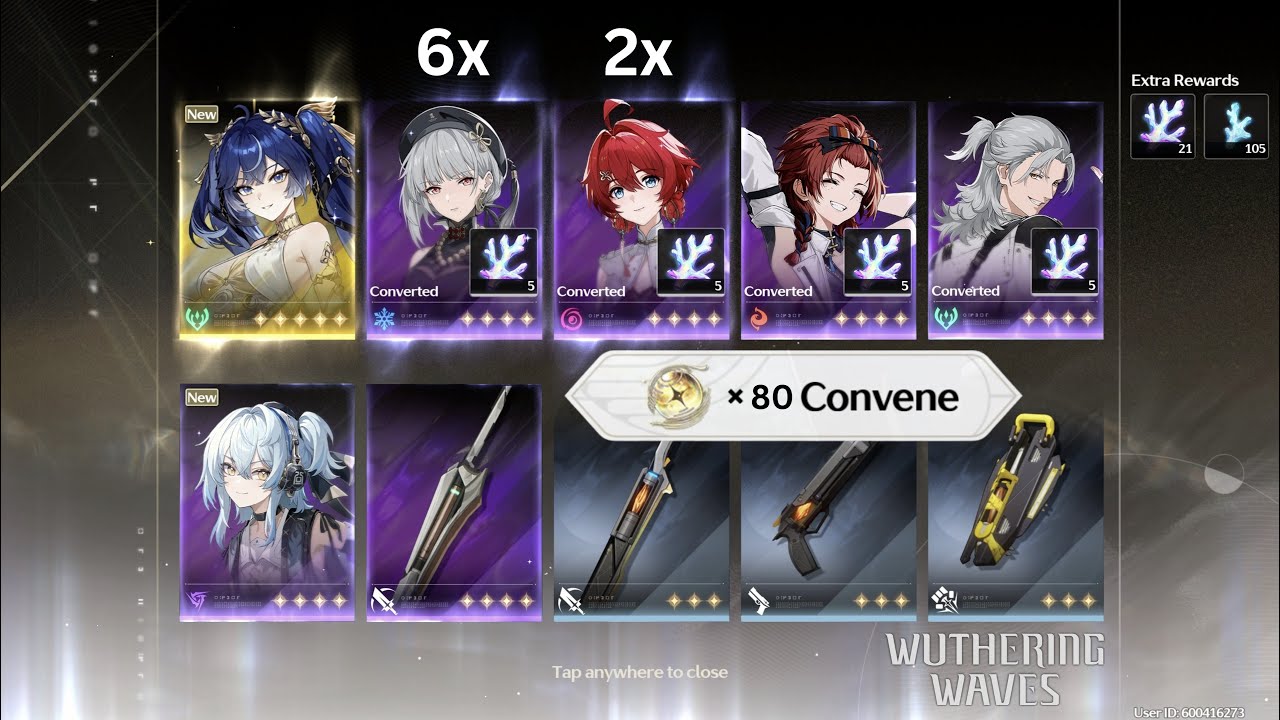 80 Pulls Iuno + Pity Counter (Wuthering Waves)