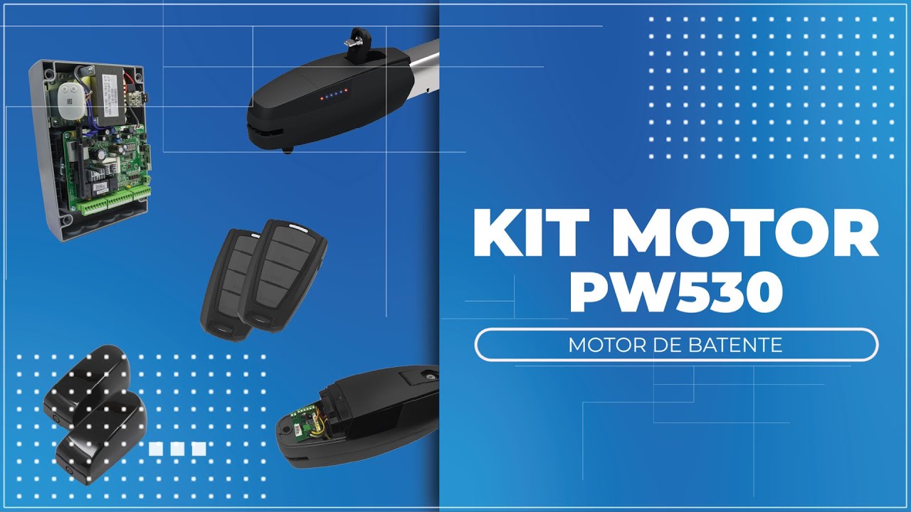 KIT PW530 | Motor de Batente | Powertech