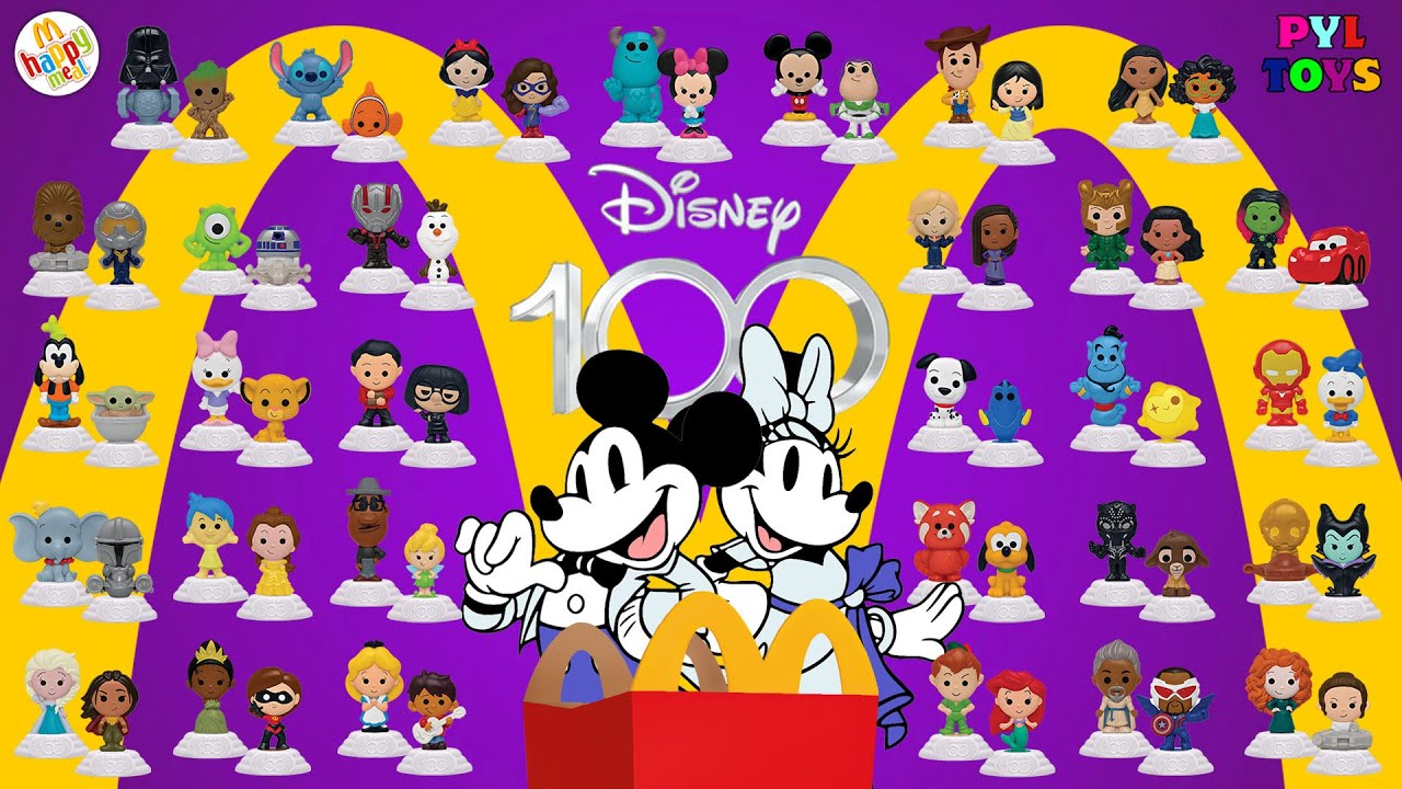 ¡COLECCIÓN COMPLETA DISNEY 100 AÑOS DE MCDONALDS!
