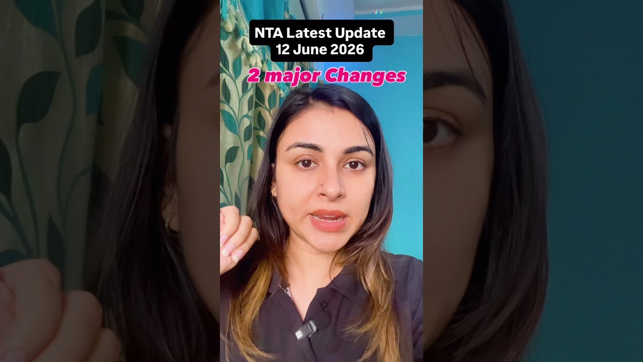 🚨 BIG UPDATE! NTA Introduces Student-Friendly Changes for NEET UG 2026 | Exam Duration Increased