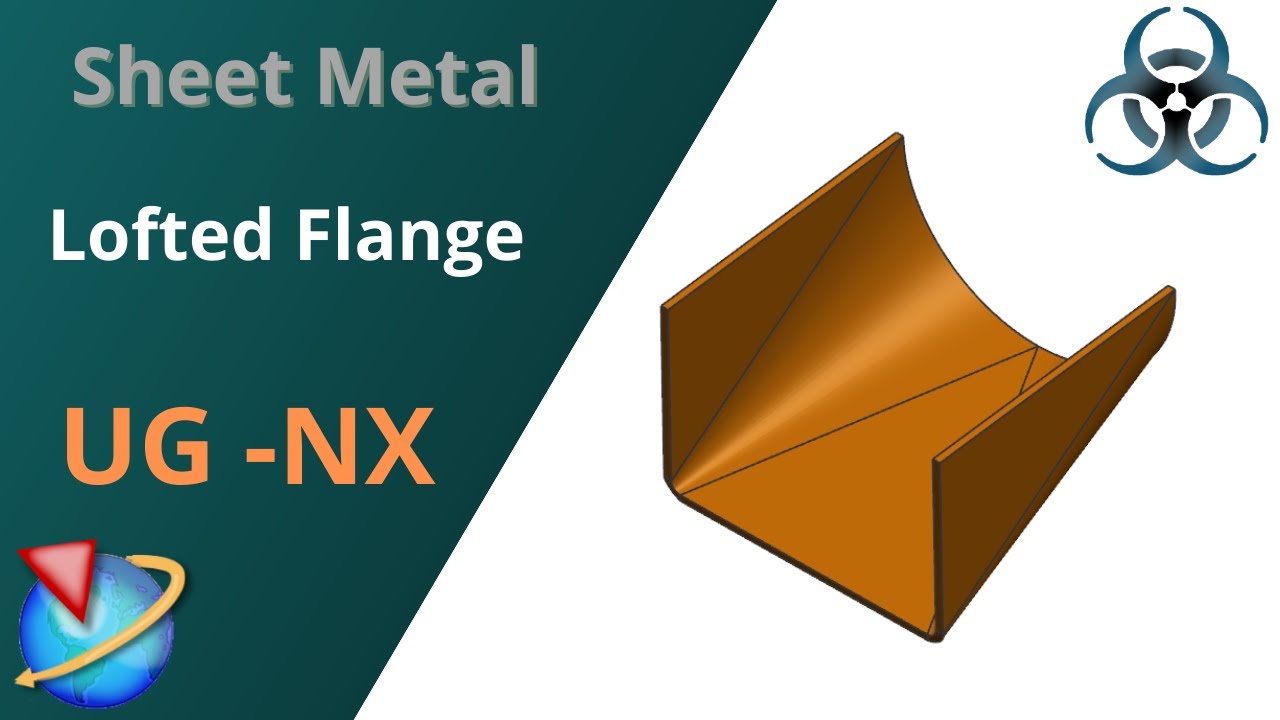 Siemens Unigraphics NX-Sheet Metal || Функция лофт-фланца