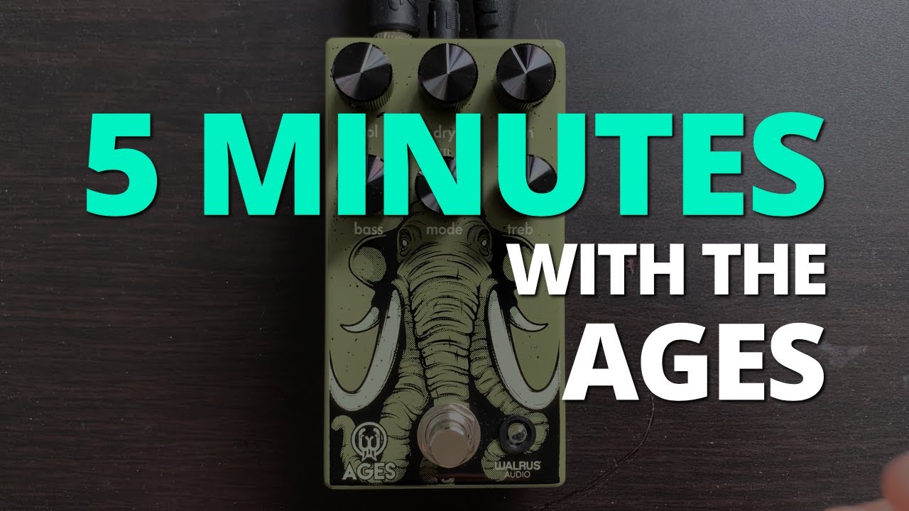 5 Minutes with the Walrus Audio Ages Five-State Overdrive - Pedal Demo