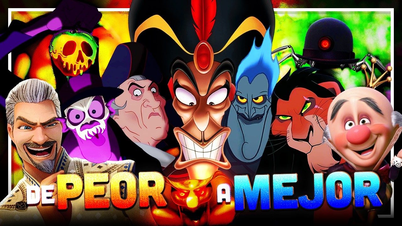 Los 66 VILLANOS de DISNEY: De PEOR a MEJOR | ControlZ