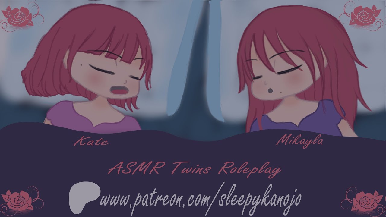 [ASMR] [F4M] Twins Roleplay~ The Twins Can't Sleep (Ambience) (Kisses)