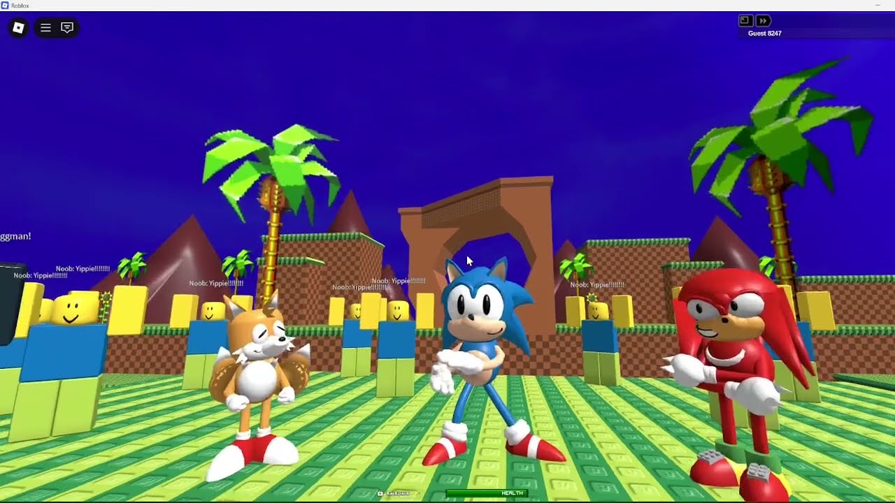 sonic saves robloxia gameplay