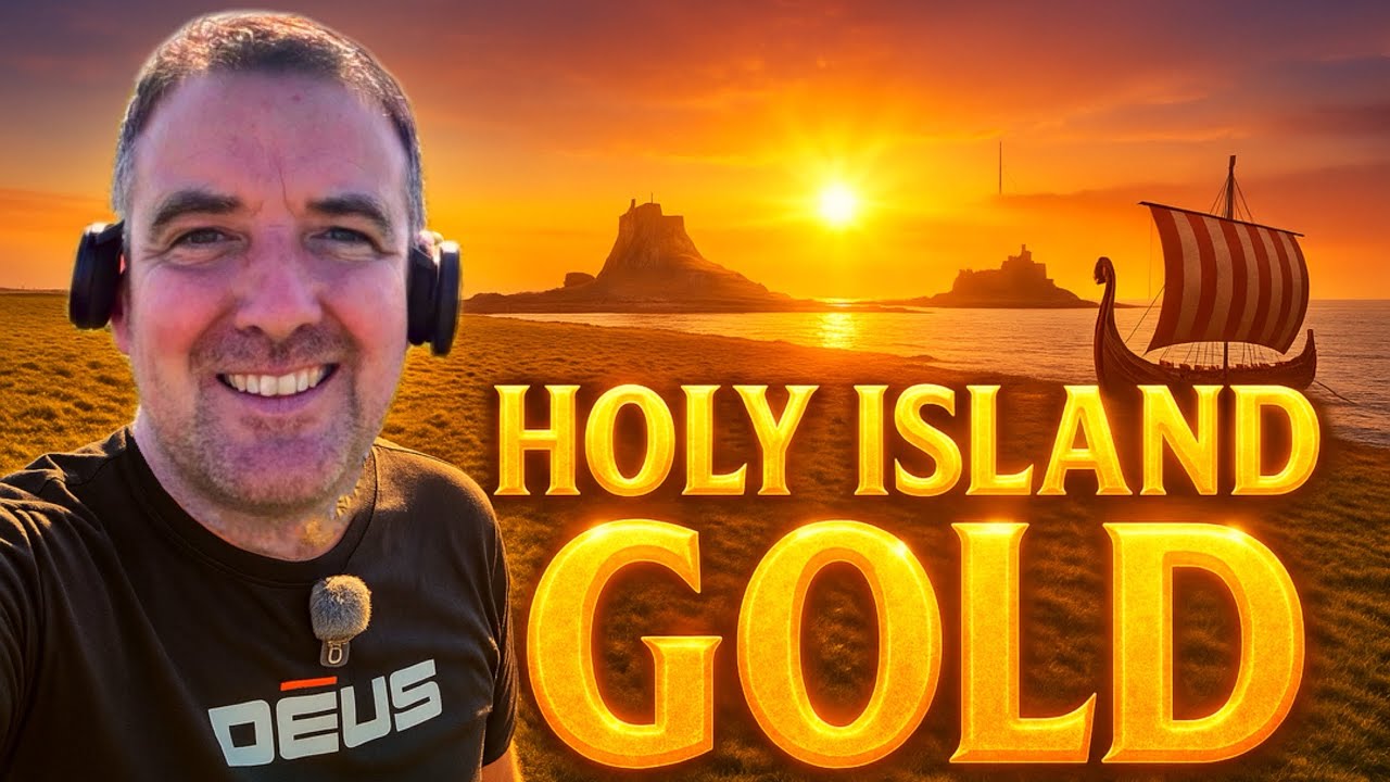 HOLY ISLAND GOLD! We found Medieval hammered coins from this 6th Century island