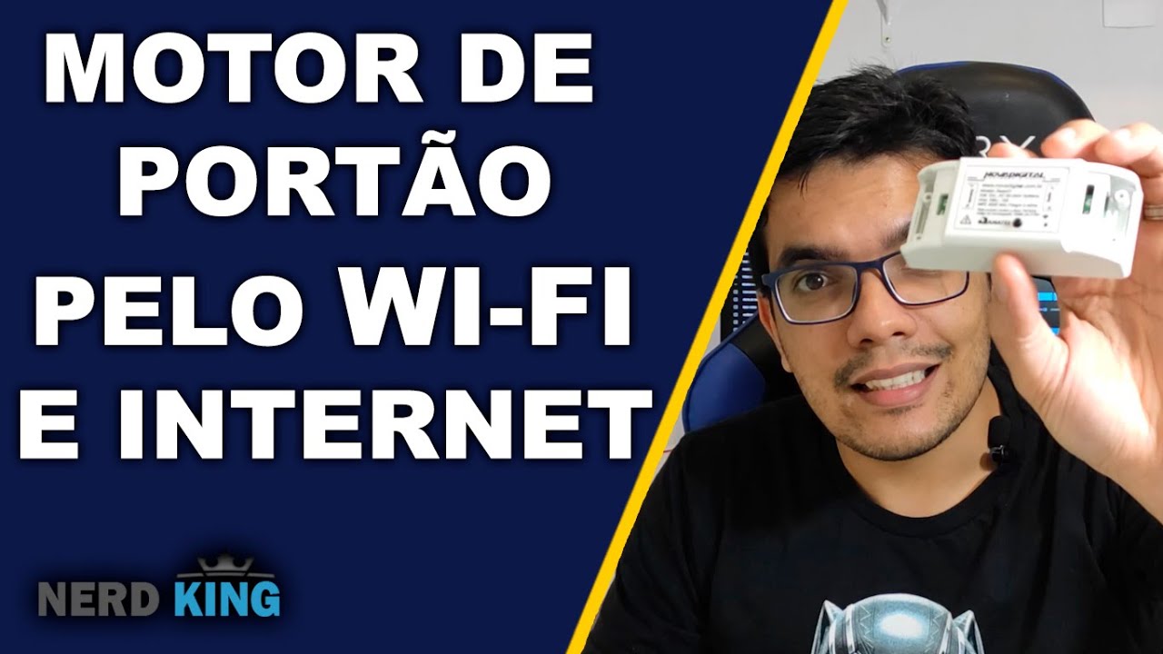 CONTROLAR MOTOR DO PORT&Atilde;O PELA INTERNET COM 25 REAIS - Android Ios e tudo mais