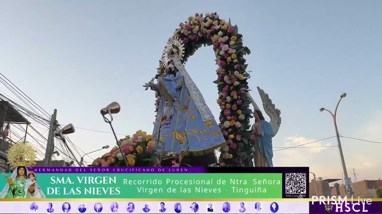 Recorrido Procesional - Virgen de las Nieves de la Tinguiña