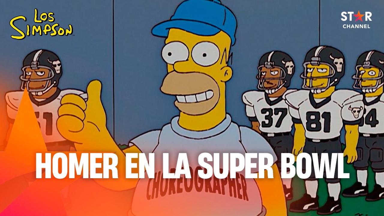 LOS SIMPSON: &iquest;Homer como organizador de la Super Bowl? 🏈🐰 | STAR CHANNEL ESPA&Ntilde;A