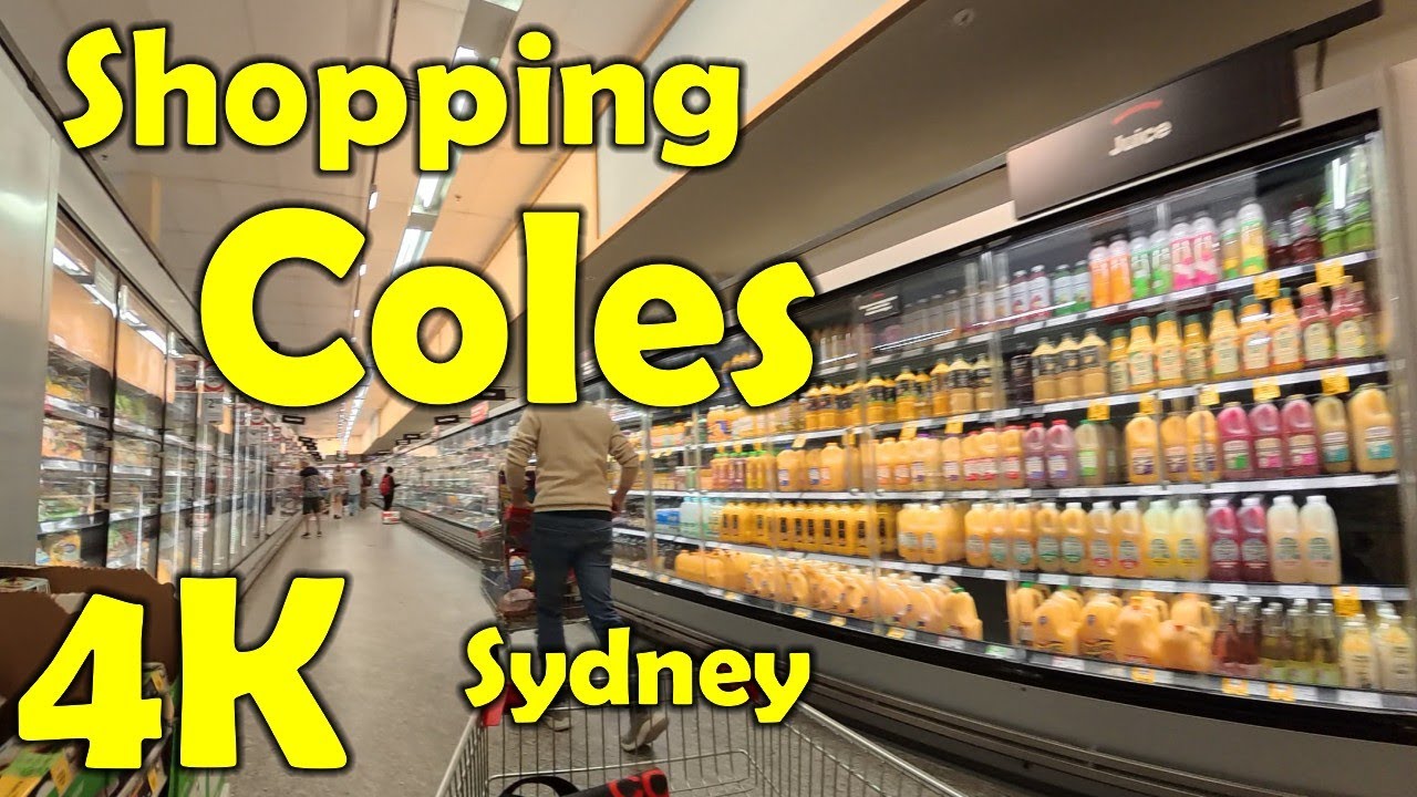 Shopping Coles, Coles Maroubra Junction, Sydney, Australia - 4K