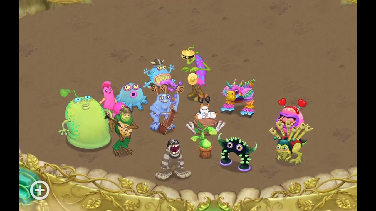(I'm doing 3 elements) Gold island